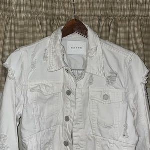 BlankNYC white jean jacket